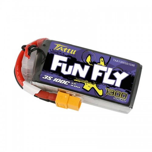 Akumuliatorius Tattu Funfly 1300mAh 11,1V 100C 3S1P-Pagrindinis