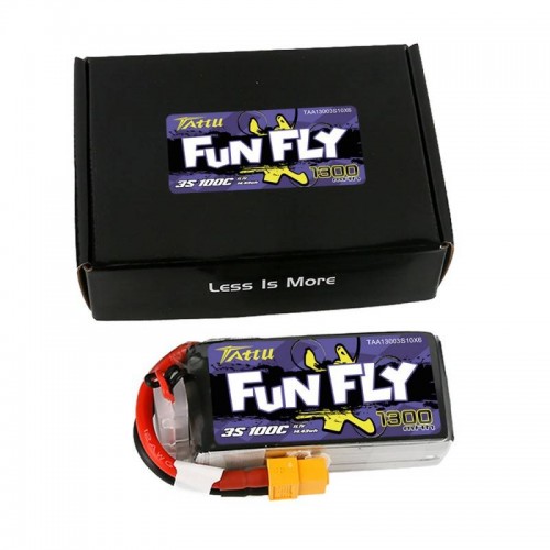 Akumuliatorius Tattu Funfly 1300mAh 11,1V 100C 3S1P-Pagrindinis