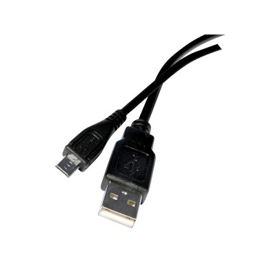Kabelis USB 2.0 A/Mikro USB 1,8 m juodas-Duomenų ir įkrovimo