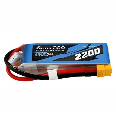 Akumuliatorius Gens Ace 2200mAh 11.1V 45C 3S1P XT60-Pagrindinis