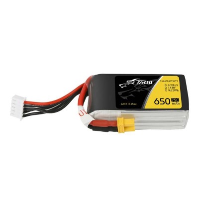 Akumuliatorius Tattu 650mAh 14.8V 75C 4S1P XT30-Pagrindinis
