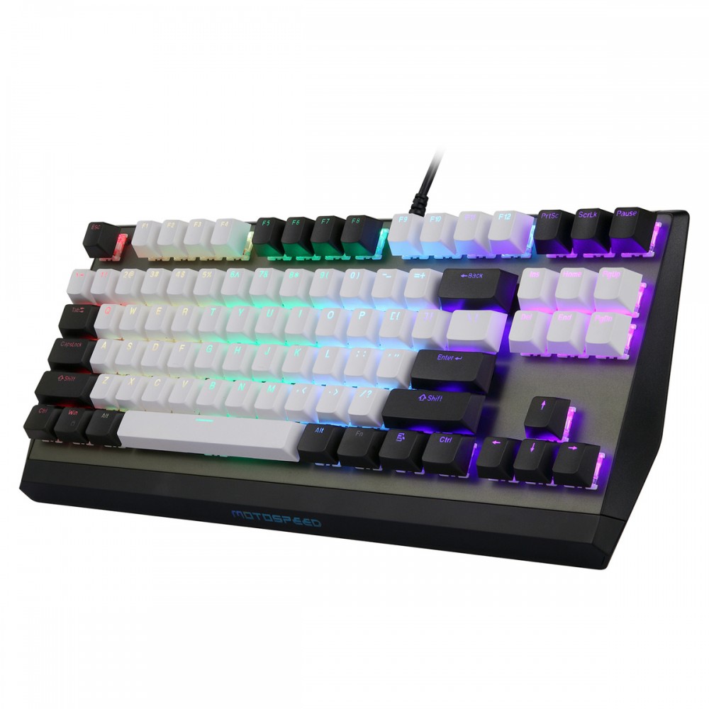 Mechaninė žaidimų klaviatūra Motospeed CK73 RGB-Laidinė