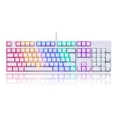 Mechaninė klaviatūra Motospeed CK107 RGB (balta)-Pagrindinis