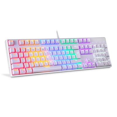 Mechaninė klaviatūra Motospeed CK107 RGB (balta)-Pagrindinis
