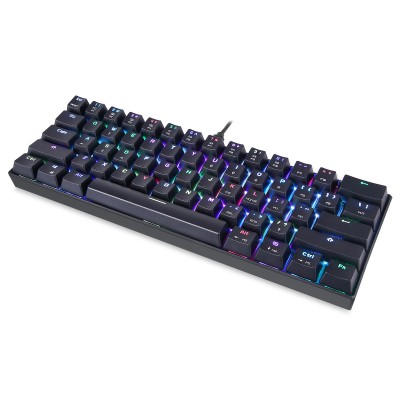 Mechaninė žaidimų klaviatūra Motospeed CK61 RGB-Laidinė