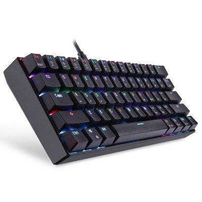Mechaninė žaidimų klaviatūra Motospeed CK61 RGB-Laidinė