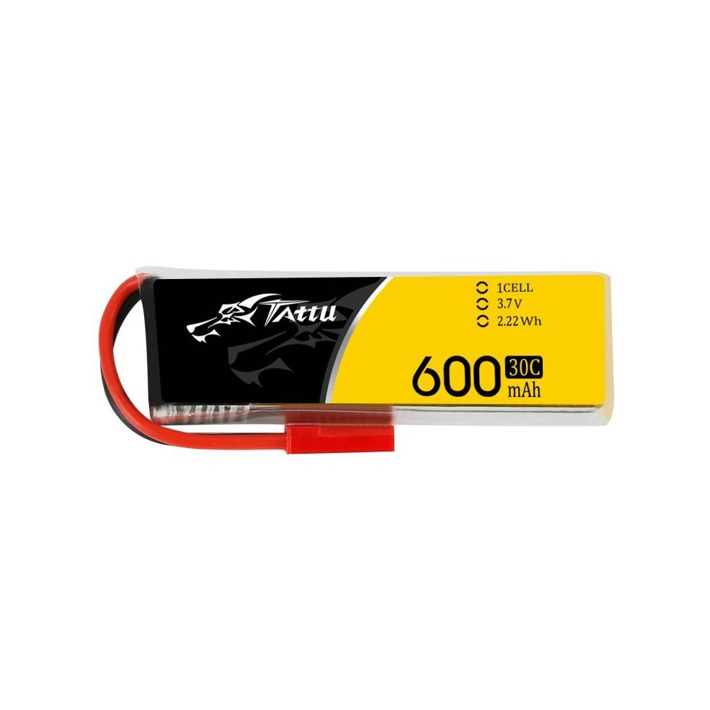Akumuliatorius Tattu 600mAh 3,7V 30C 1S1P JST-Pagrindinis