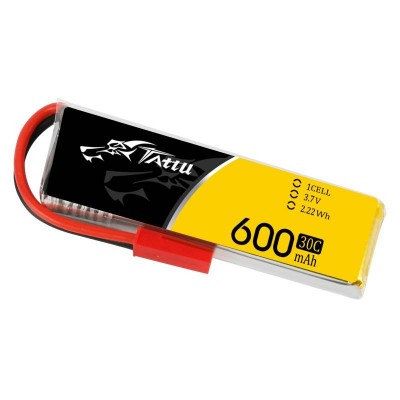 Akumuliatorius Tattu 600mAh 3,7V 30C 1S1P JST-Pagrindinis