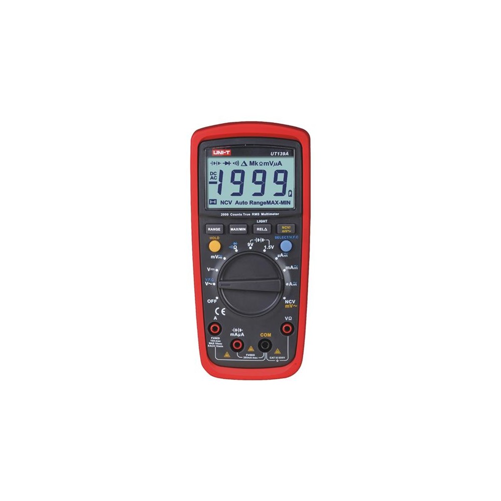 Multimetras UNI-T UT139A-Universalūs multimetrai