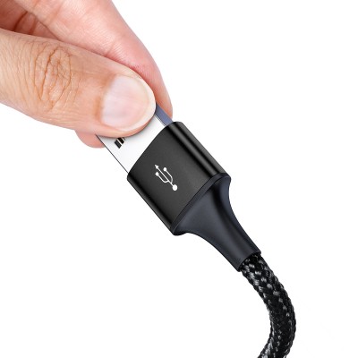USB laidas 3in1 Baseus Rapid Series, USB į micro USB / USB-C /