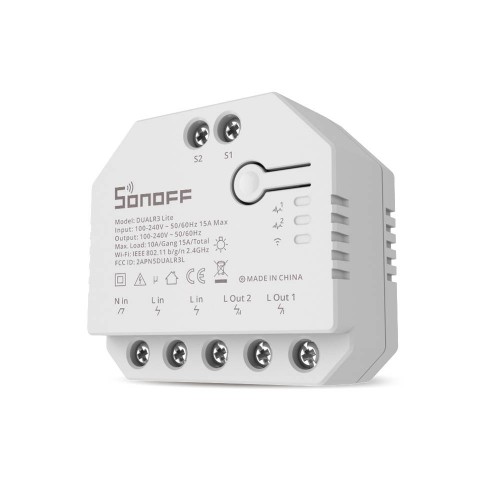 Išmanusis jungiklis "WiFi" Sonoff Dual R3 Lite-Pagrindinis