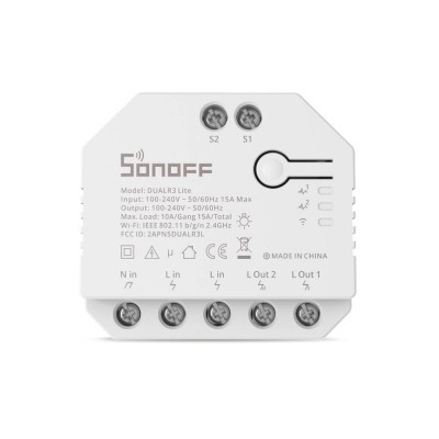 Išmanusis jungiklis "WiFi" Sonoff Dual R3 Lite-Pagrindinis