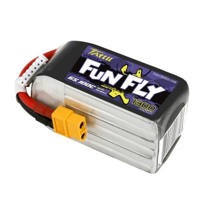 Tattu "Funfly" baterija 1300mAh 22,2V 100C 6S1P XT60-Pagrindinis
