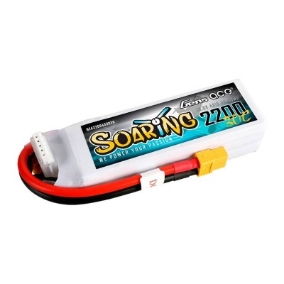 GensAce Soaring LiPo 2200mAh 14.8V 30C 4S1P baterija-Pagrindinis