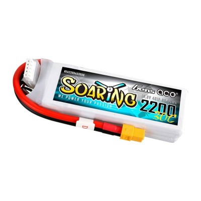 GensAce Soaring LiPo 2200mAh 14.8V 30C 4S1P baterija-Pagrindinis