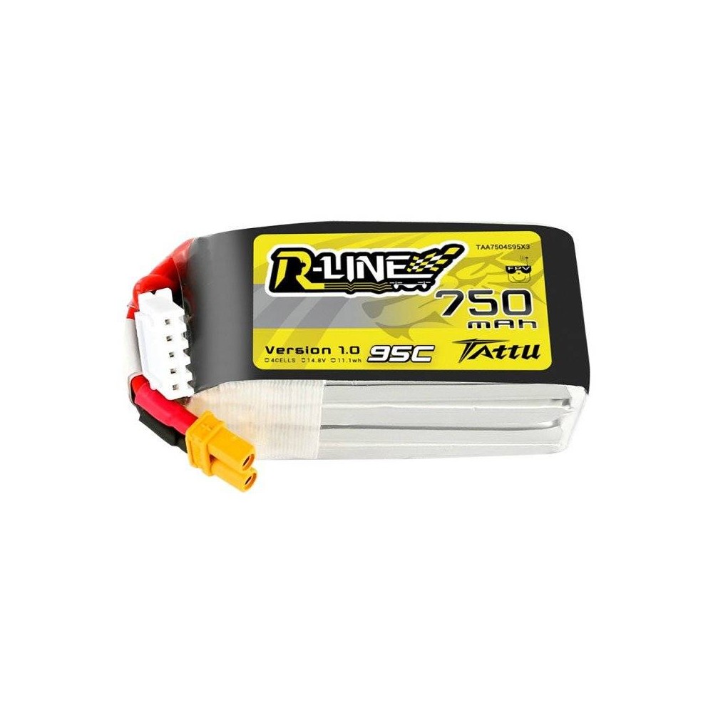 Tattu R-Linija 750mAh 14.8V 95C 4S1P JST-XHR