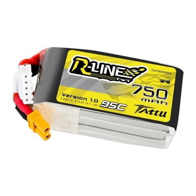 Tattu R-Linija 750mAh 14.8V 95C 4S1P JST-XHR