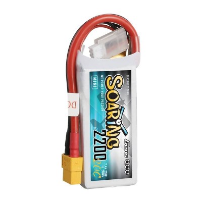 "GensAce Soaring Mini LiPo" 2200mAh 7.4V 20C 2S1P