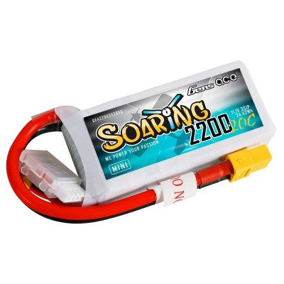 Akumuliatorius GensAce Soaring Mini LiPo 2200mAh 11.1V 20C 3S1P