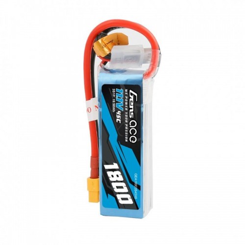 GensAce LiPo 1800mAh 11.1V 45C 3S1P XT60