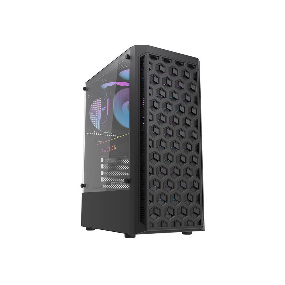 Darkflash DK300M Micro-ATX Kompiuterio korpusas su 3