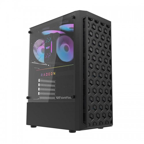 Darkflash DK300M Micro-ATX Kompiuterio korpusas su 3