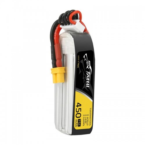 Akumuliatorius Tattu 450mAh 14,8V 75C 4S1P Long-Pagrindinis