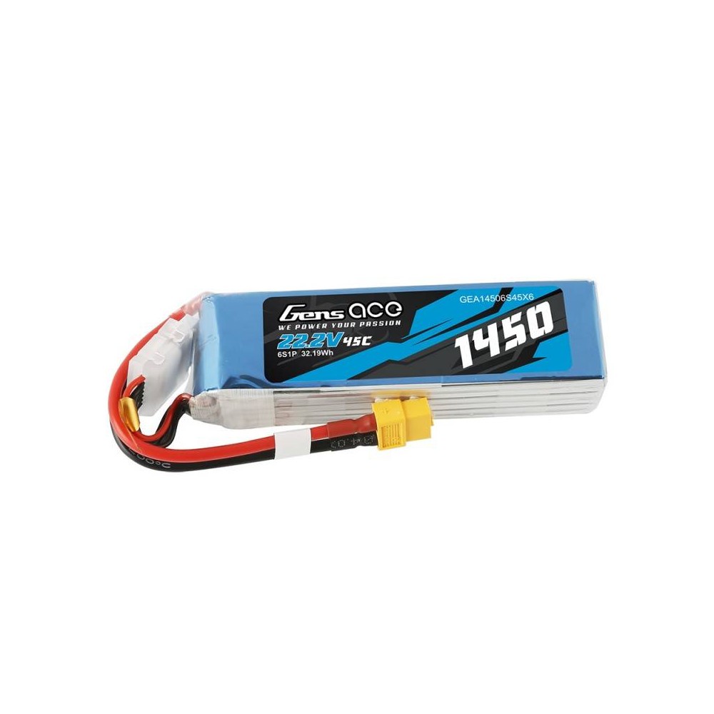 Akumuliatorius Gens Ace 1450mAh 22.2V 45C 6S1P-Pagrindinis