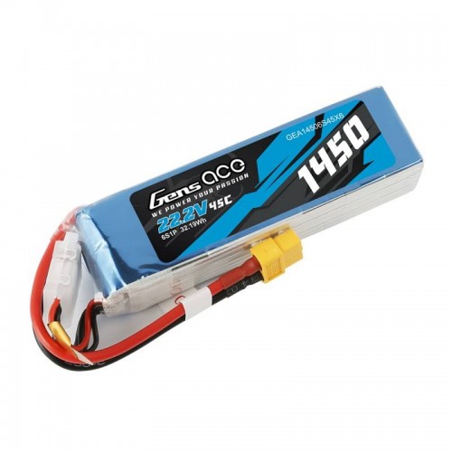 Akumuliatorius Gens Ace 1450mAh 22.2V 45C 6S1P-Pagrindinis