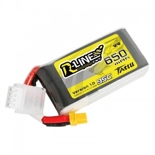 Tattu R-Line 650mAh 11.1V 95C 3S1P XT30 Lipo