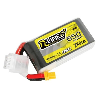 Tattu R-Line 650mAh 11.1V 95C 3S1P XT30 Lipo
