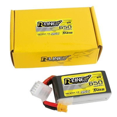 Tattu R-Line 650mAh 11.1V 95C 3S1P XT30 Lipo