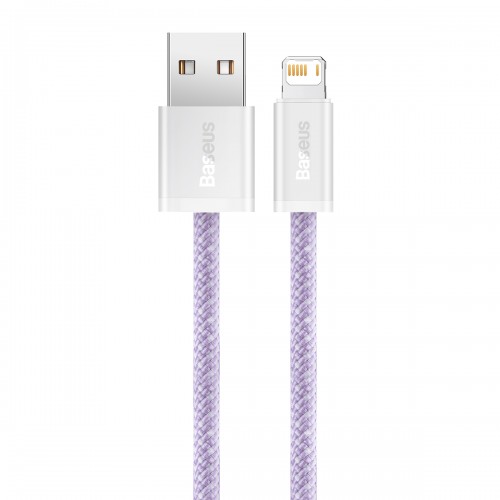 "Baseus Dynamic" kabelis USB-Lightning, 2,4 A, 2 m (violetinės "Baseus Dynamic" kabelis USB-Lightning, 2,4 A, 2 m (violetinės