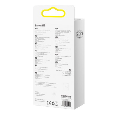 "Baseus Dynamic" kabelis USB-Lightning, 2,4 A, 2 m (violetinės