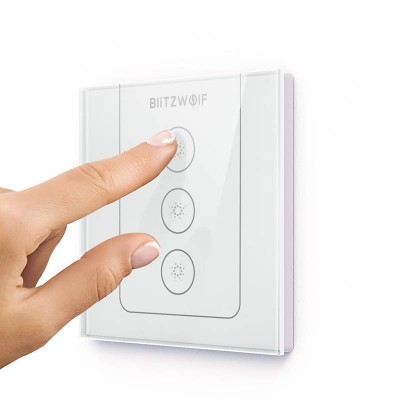 RF Wi-Fi išmanusis sieninis šviesos jungiklis BlitzWolf