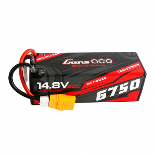 Akumuliatorius Gens Ace 6750mAh 14.8V 60C 4S1P kietas