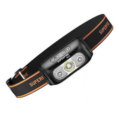 Superfire HL05-D priekinis žibintas, 110 lm, USB-Pagrindinis