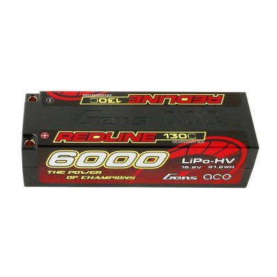 Gens Ace Redline 6000mAh 15,2V 130C 4S1P HardCase HV LiPo