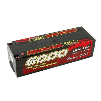 Gens Ace Redline 6000mAh 15,2V 130C 4S1P HardCase HV LiPo