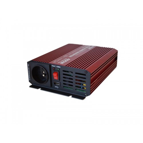 Maitinimo inverteris CARSPA P400 12V/230V 400W grynos