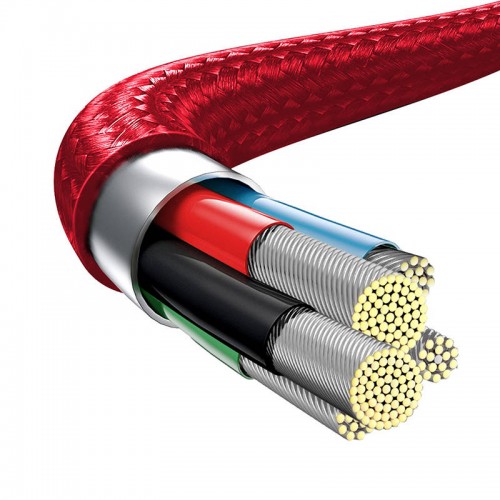 "Baseus Rapid Series 3-IN-1 kabelis USB-C M+L+T 20W 1,5 m