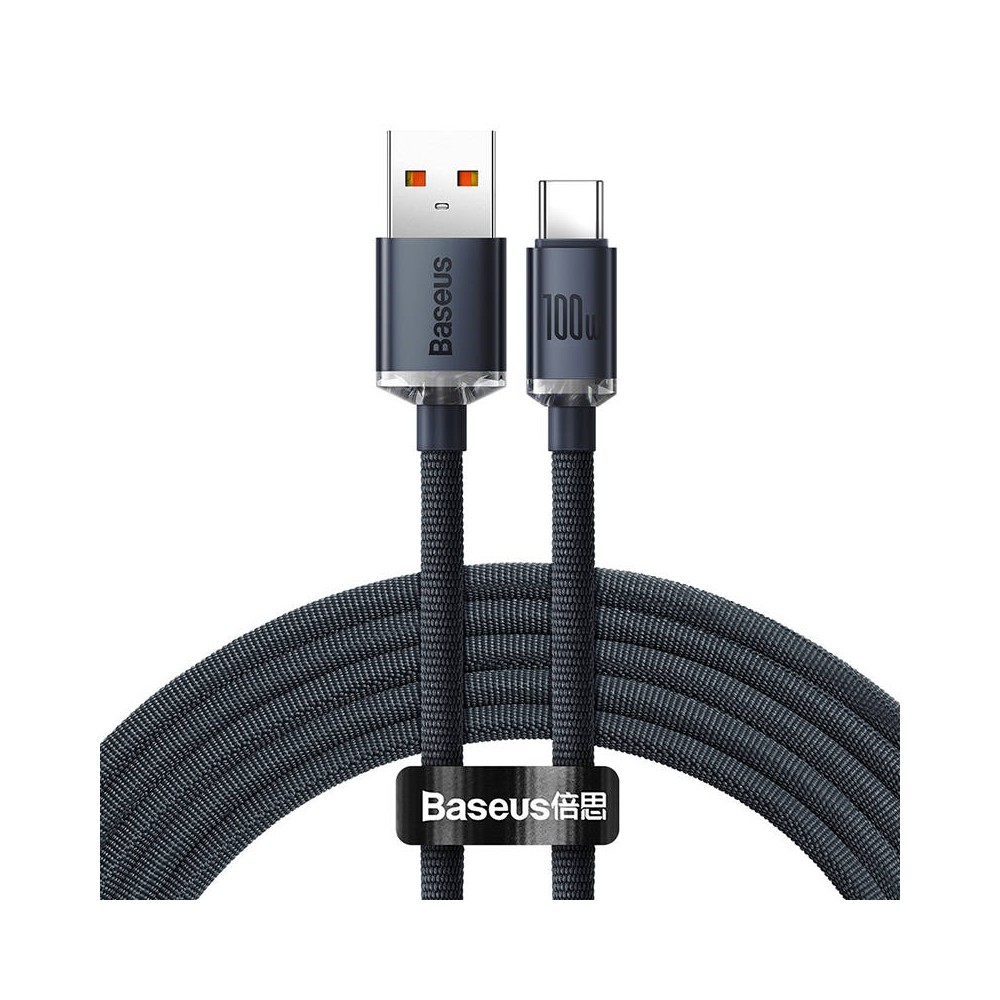 "Baseus Crystal Shine" USB laidas į USB-C, 100 W, 1,2 m "Baseus Crystal Shine" USB laidas į USB-C, 100 W, 1,2 m