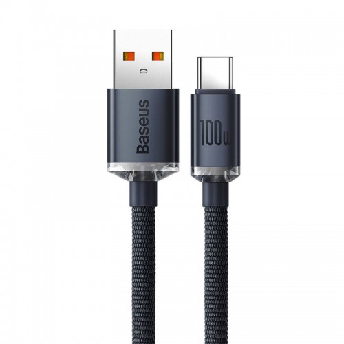 "Baseus Crystal Shine" USB laidas į USB-C, 100 W, 1,2 m "Baseus Crystal Shine" USB laidas į USB-C, 100 W, 1,2 m