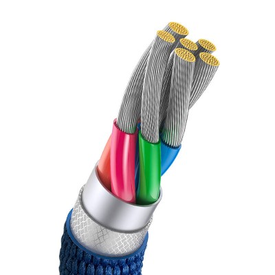 "Baseus Crystal Shine" USB laidas į USB-C, 5A100W1,2 m