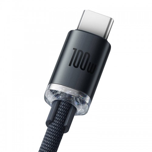 "Baseus Crystal Shine" USB laidas į USB-C, 100 W, 2 m "Baseus Crystal Shine" USB laidas į USB-C, 100 W, 2 m