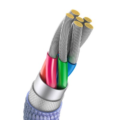 "Baseus Crystal Shine" USB laidas į USB-C, 100 W, 2 m
