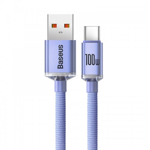 "Baseus Crystal Shine" USB laidas į USB-C, 100 W, 2 m "Baseus Crystal Shine" USB laidas į USB-C, 100 W, 2 m