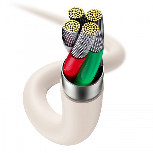 "Baseus Jelly" kabelis USB-Lightning, 2,4 A, 1,2 m