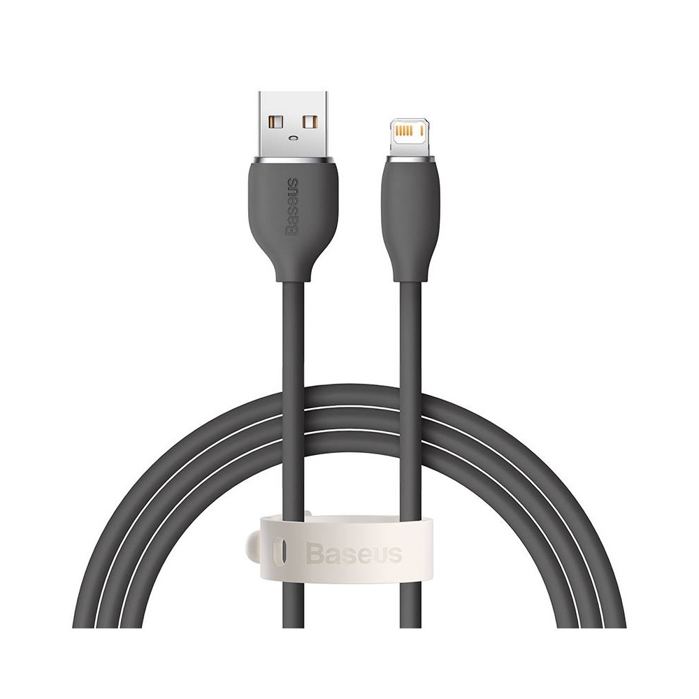 "Baseus Jelly" kabelis USB-Lightning, 2,4A, 1,2 m "Baseus Jelly" kabelis USB-Lightning, 2,4A, 1,2 m