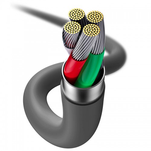 "Baseus Jelly" kabelis USB-Lightning, 2,4A, 1,2 m "Baseus Jelly" kabelis USB-Lightning, 2,4A, 1,2 m